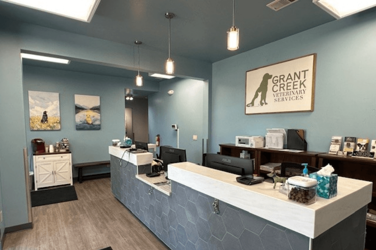 Grant Creek Veterinary Services Hospital Lobby